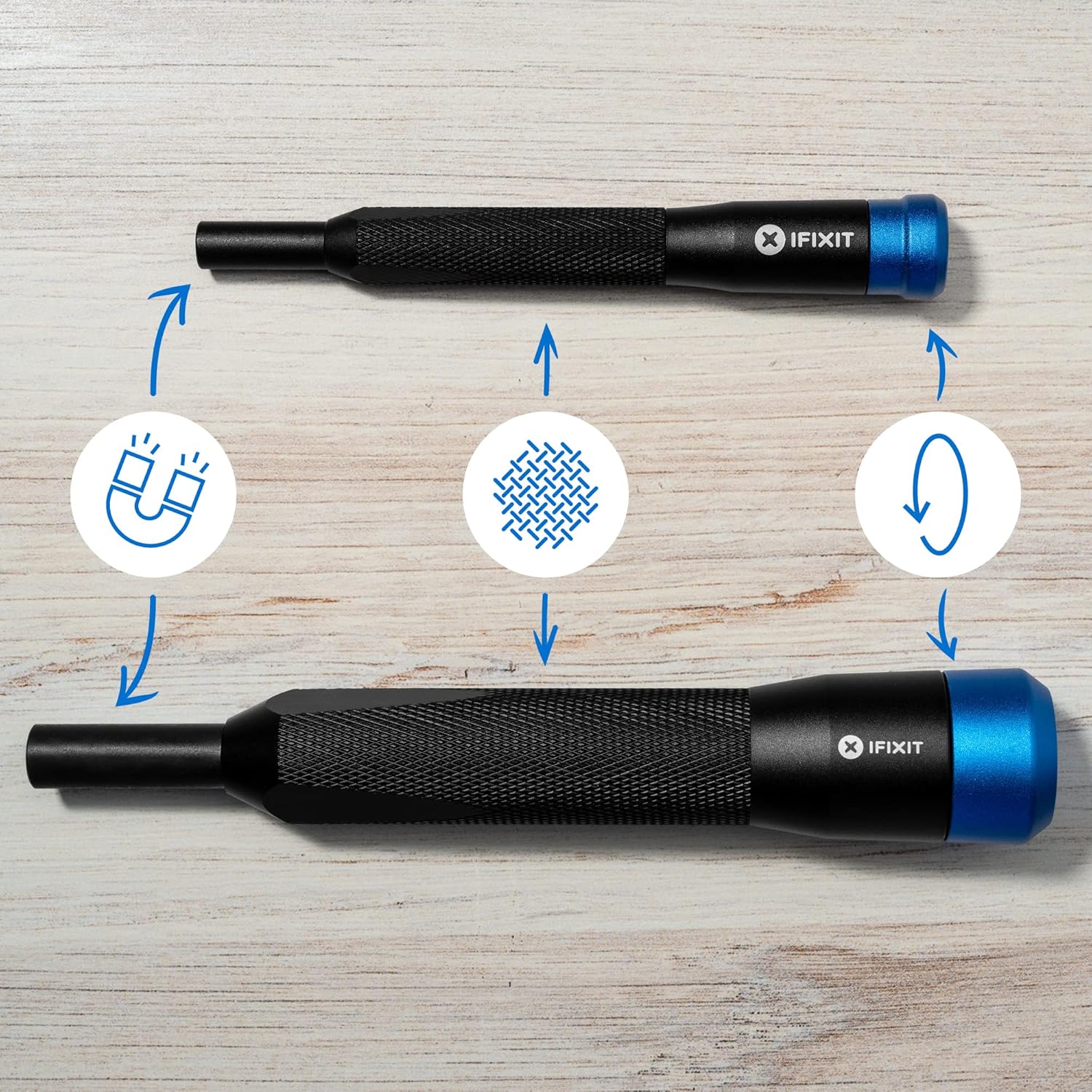 ⚡ Elektro & Technik – iFixit Manta Precision Bit Set, Precision Bit Set with 2 Screwdrivers & 112 Bits: Mini bits (4 mm) for electronics and 1/4 inch standard bits – Bild 4