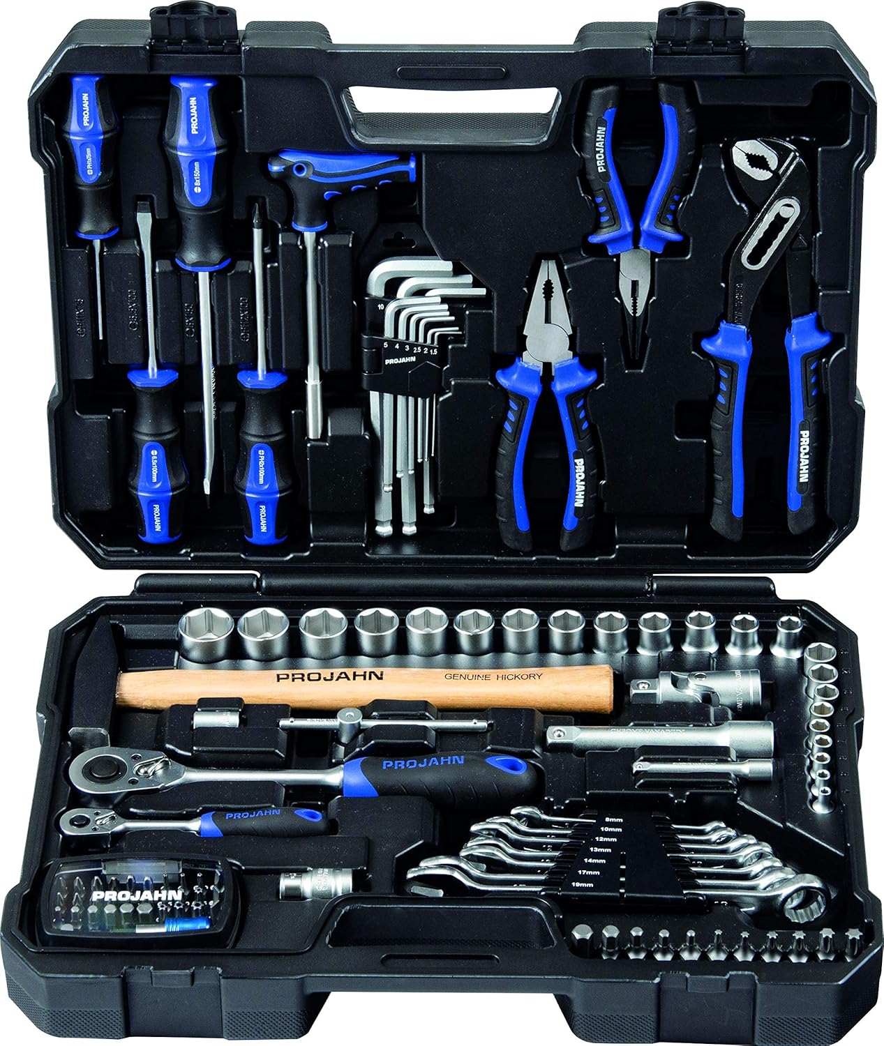 🔥 Angebote & Aktionen – Projahn proficraft Toolbox Set 98 Pieces 1/4 '+ 1/2 Pack of 1, 8666