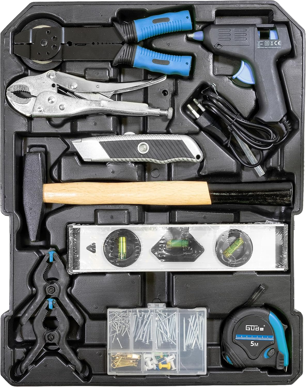 🔥 Angebote & Aktionen – Güde 39004 GWZT 500 Tool Trolley (500-Piece Tool Set Made of Chrome Vanadium and Carbon Steel in Practical Trolley Case) Blue Black – Bild 8