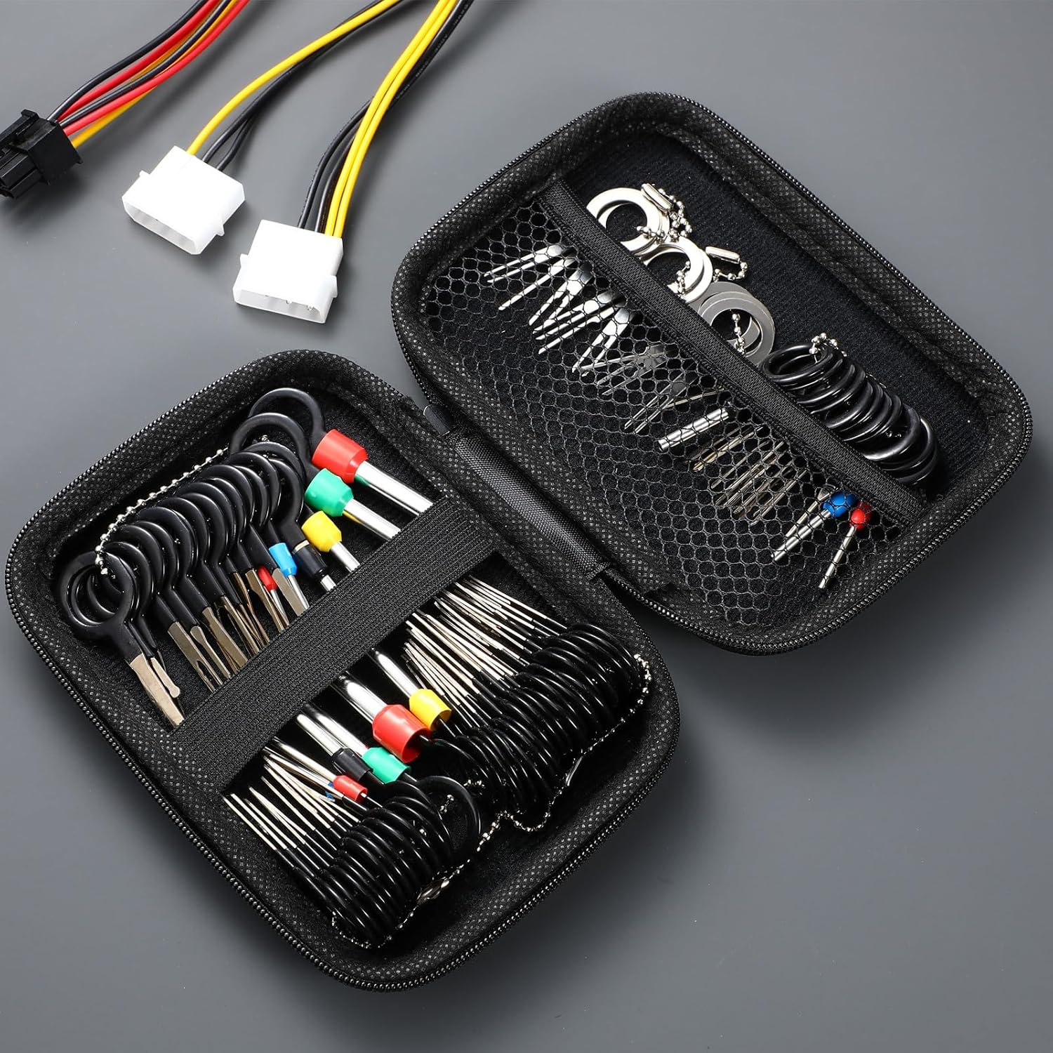 ⚡ Elektro & Technik – 76 Stück Klemmenauswerfer Kit mit Aufbewahrungstasche Stiftstecker Entfernungswerkzeug für elektrische Kabelverbinder Vielseitiges Werkzeugset zum sicheren Entfernen von – Bild 9
