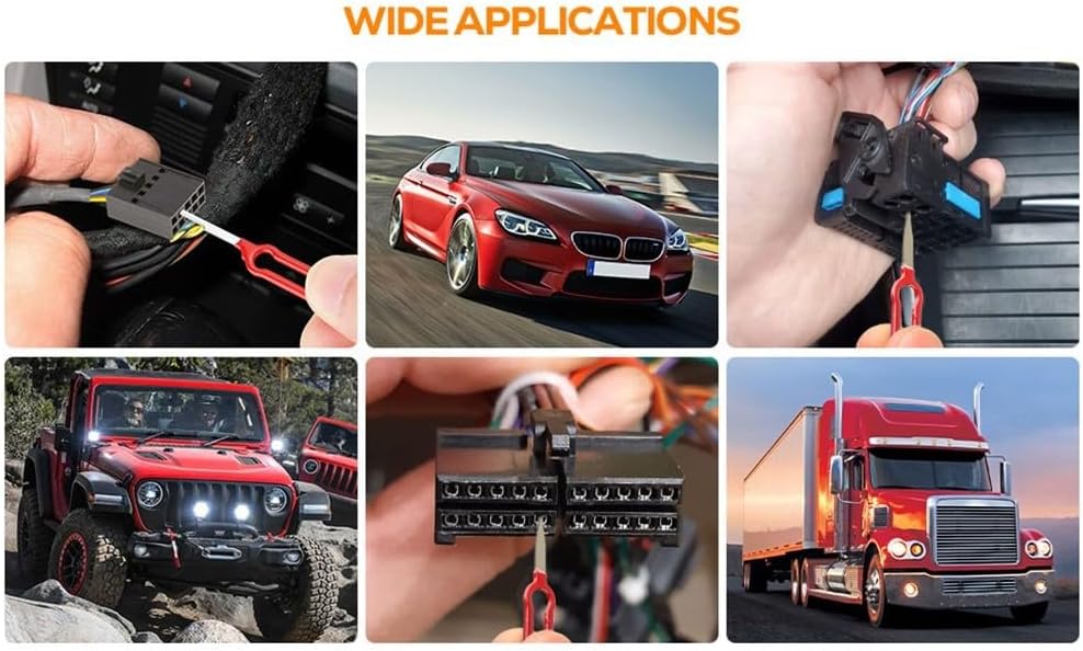 ⚡ Elektro & Technik – 39-teiliges Werkzeug-Set zum Entfernen von elektrischen Steckverbindern, Edelstahl-Klemmen, Werkzeug-Set für Auto-, Motorrad- und Geräte-Reparatur – Bild 3