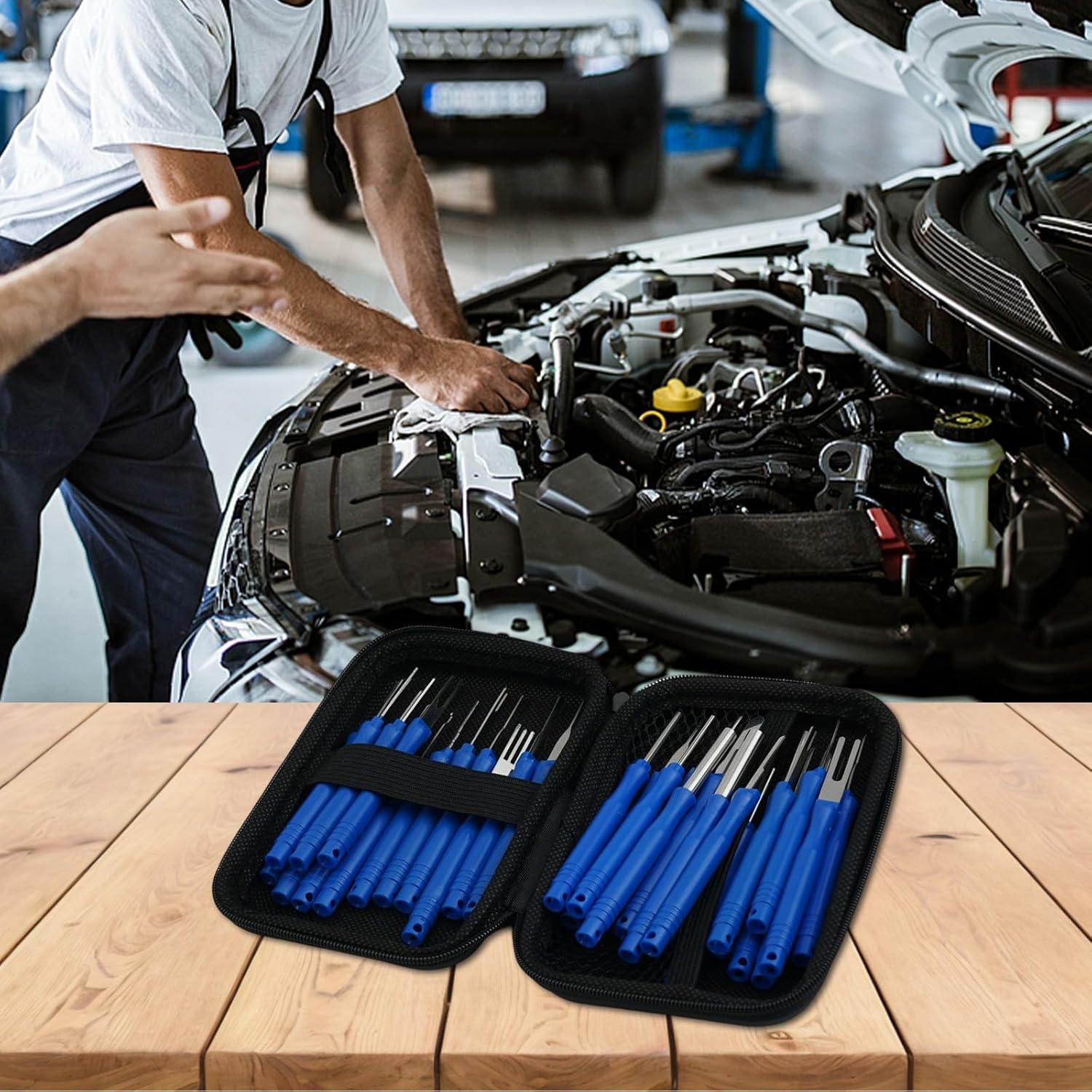 ⚡ Elektro & Technik – 30-teiliges Werkzeug-Set zum Entfernen von Klemmen, Werkzeug zum Entfernen von elektrischen Steckverbinderstiften für Auto und Heimwerker, Edelstahl-Werkzeuge mit Aufbewahrungsbox – Bild 7