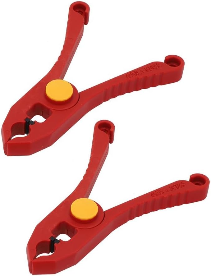 ⚡ Elektro & Technik – Isolierte Drahtklemme, 1000 V Sicherheitsfeder-Kabelclip, mit 33 mm großer Öffnung, antimagnetisch, für Elektriker-Werkzeugset – Bild 5