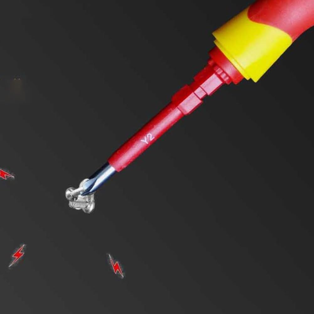 ⚡ Elektro & Technik – Isolierter Kreuzschlitzschraubendreher für Torx-Elektriker, magnetischer Schraubendreher-Bit, Werkzeugset – Bild 4