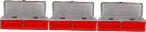 🚗 KFZ & Werkstatt – Uonlytech 3 Pieces Box Portable Tool Organiser Case Metal Toolbox for Car Tool Storage Box Wrench Screwdriver