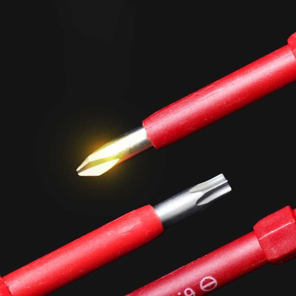 ⚡ Elektro & Technik – Isolierter Kreuzschlitzschraubendreher für Torx-Elektriker, magnetischer Schraubendreher-Bit, Werkzeugset – Bild 7