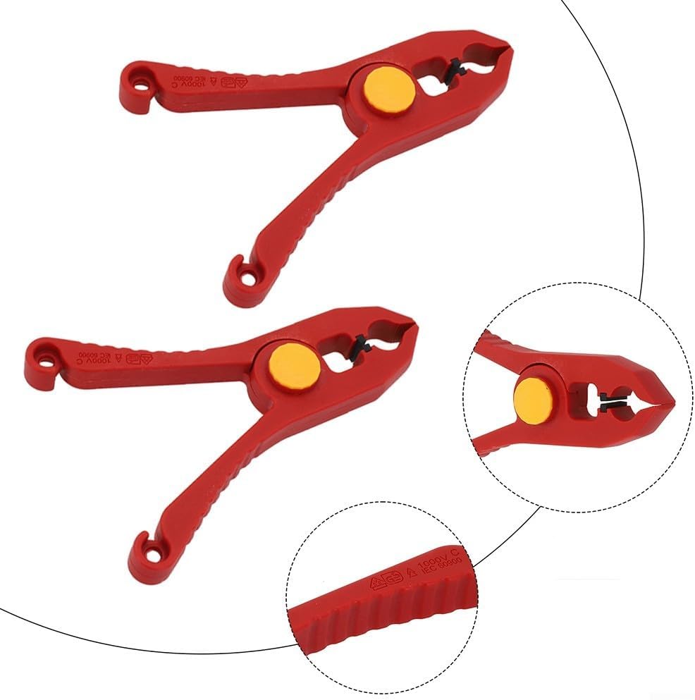 ⚡ Elektro & Technik – Isolierte Drahtklemme, 1000 V Sicherheitsfeder-Kabelclip, mit 33 mm großer Öffnung, antimagnetisch, für Elektriker-Werkzeugset – Bild 8