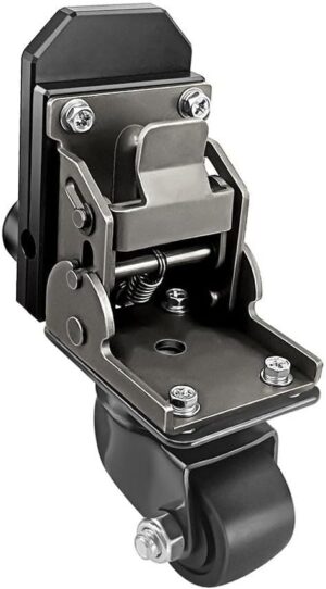 🔥 Angebote & Aktionen – Steel Roller Set for Tool Box with 200lb Capacity, Foldable Design for Effortless Rolling Navigation in Workshop and Construction Sites - Black