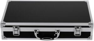 ⚒️ Bau & Montage – Tragbarer Aluminiumkoffer 36X20cm Medikamentenaufbewahrungsbox mit praktischem Griff Hartschalen Werkzeugkasten für Handwerker und Reiseapotheke