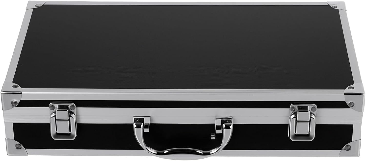 ⚒️ Bau & Montage – Tragbarer Aluminiumkoffer 36X20cm Medikamentenaufbewahrungsbox mit praktischem Griff Hartschalen Werkzeugkasten für Handwerker und Reiseapotheke