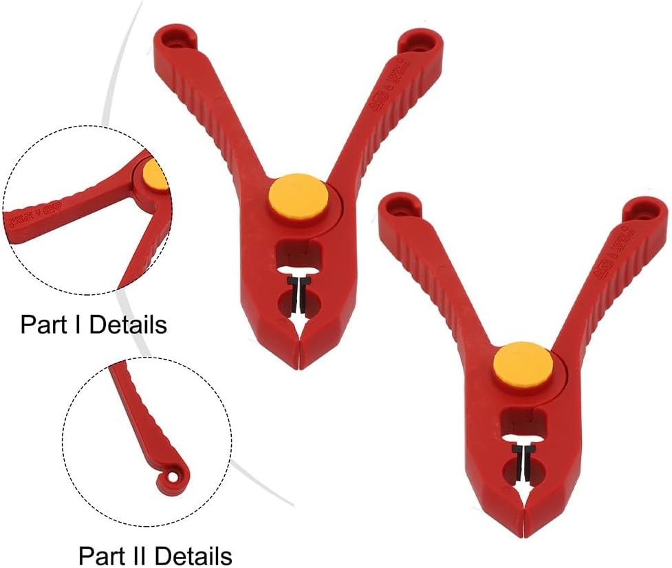 ⚡ Elektro & Technik – Isolierte Drahtklemme, 1000 V Sicherheitsfeder-Kabelclip, mit 33 mm großer Öffnung, antimagnetisch, für Elektriker-Werkzeugset – Bild 4
