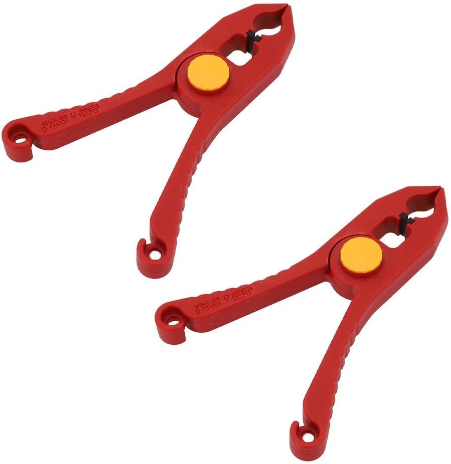 ⚡ Elektro & Technik – Isolierte Drahtklemme, 1000 V Sicherheitsfeder-Kabelclip, mit 33 mm großer Öffnung, antimagnetisch, für Elektriker-Werkzeugset – Bild 6