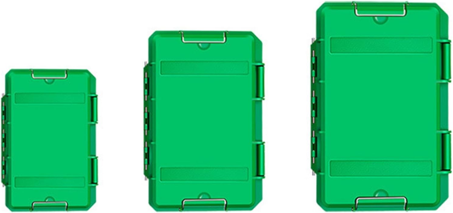 🔥 Angebote & Aktionen – Werkzeugkoffer Wasserdichte Aufbewahrungsbox Präzisionsgeräte Tragebox Instrumenten Schutzcase Stoßfest mit Sicherer Verriegelung Und Herausnehmbaren, Green S – Bild 4
