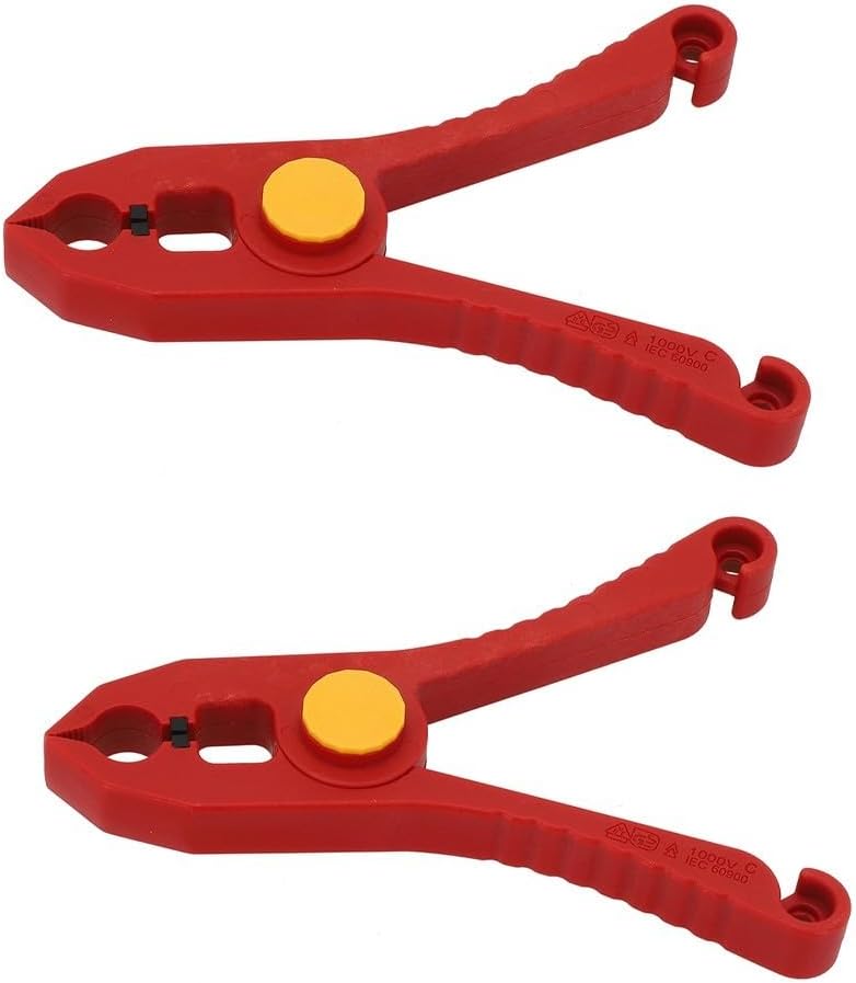 ⚡ Elektro & Technik – Isolierte Drahtklemme, 1000 V Sicherheitsfeder-Kabelclip, mit 33 mm großer Öffnung, antimagnetisch, für Elektriker-Werkzeugset – Bild 9