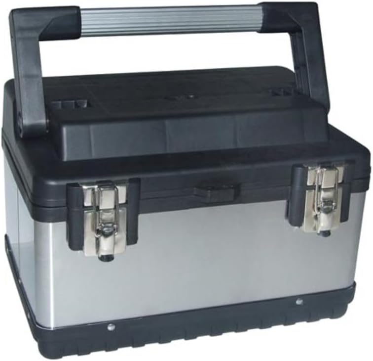 🔥 Angebote & Aktionen – Perel OTBA5 380 x 270 x 225 mm Stainless Steel Tool Box