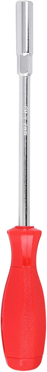 🔥 Angebote & Aktionen – 250 mm Screwdriver with Extended Sleeve, Metal and Plastic Handle in Red Colour, Multiple Size Options Available, Easy to Use, Comfortable Grip, Reduced (7 mm)
