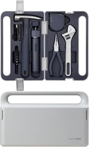 🔥 Angebote & Aktionen – HOTO Filled Tool Box, 18 Pieces, Tool Set with Cordless Screwdriver Bits Set, Small Tool Box, Mini Tool Box, Universal Tool Set, Tool Box, for Household, Garage, DIY Repairs