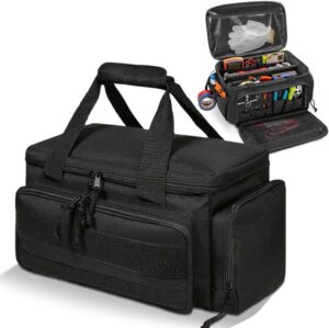🔥 Angebote & Aktionen – Tool Bag for Men, Electrician Waterproof Tool Bag, Multifunctional Work Bag, Universal Tool Box with Multiple Pockets for Craftsmen, Electricians, Carpenters, Black