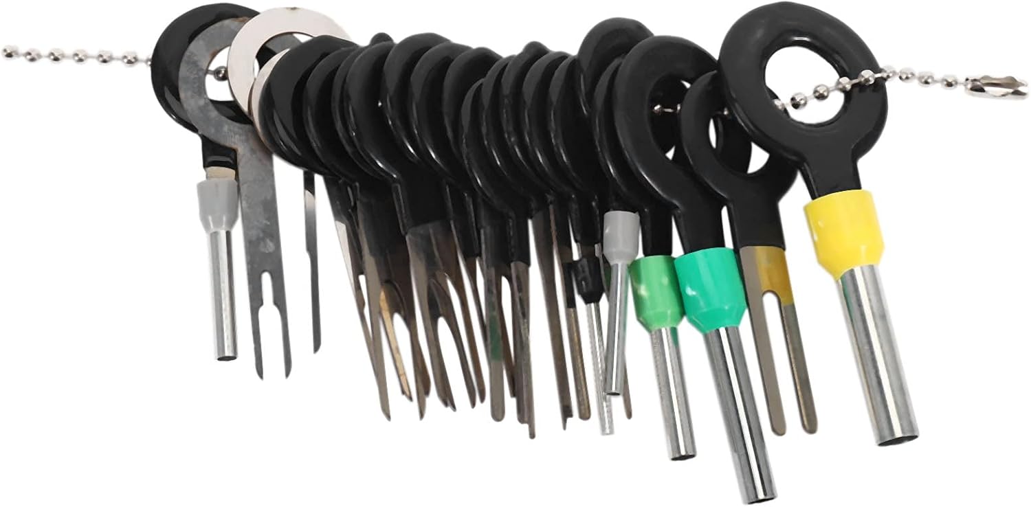 ⚡ Elektro & Technik – 21-teiliges Werkzeugset zum Entfernen von Klemmen, Crimp-Stecker-Pin-Abzieher für elektrische Verkabelung, Reparaturset für die meisten Verbindungsklemmen – Bild 5