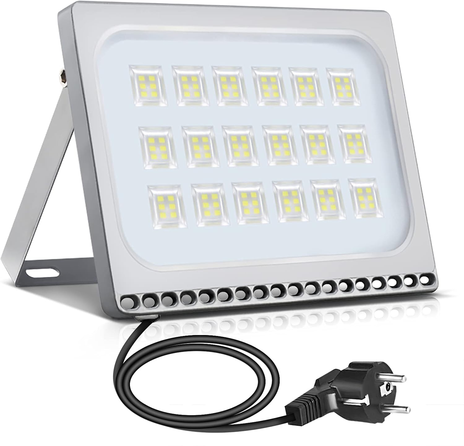 🚗 KFZ & Werkstatt – Fairyland LED Spotlight with Plug, 10 W, 20 W, 30 W, 50 W, 100 W, LED Flood Light, Flood Light, IP65 Waterproof, 100W