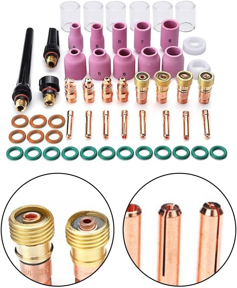 ⚡ Elektro & Technik – 55-teiliges Argon-Schweißbrenner-Werkzeug-Set mit Kupferelektroden, praktisch und Komponenten für verschiedene elektrische und Schweißanwendungen – Bild 5