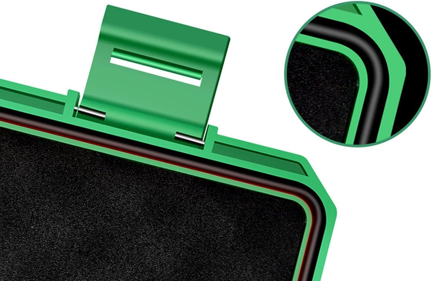 🔥 Angebote & Aktionen – Werkzeugkoffer Wasserdichte Aufbewahrungsbox Präzisionsgeräte Tragebox Instrumenten Schutzcase Stoßfest mit Sicherer Verriegelung Und Herausnehmbaren, Green S – Bild 5