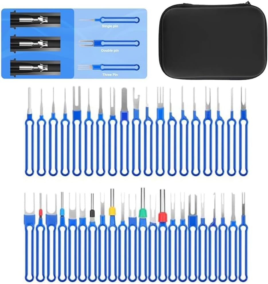 ⚡ Elektro & Technik – 41-teiliges Werkzeug-Set zum Entfernen von Klemmen, elektrischer Steckverbinder-Pin-Extraktor und Depinning Tool für Auto, Motorrad und Haushaltsgerät-Kabelbaum – Bild 7