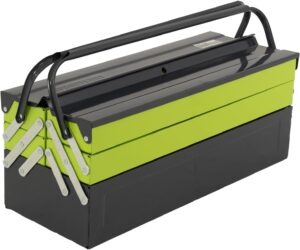 🔥 Angebote & Aktionen – TRUTZHOLM Tool Box Various Compartments Made of Steel, Folding Carry Handles, Universal Use (5 Compartments)