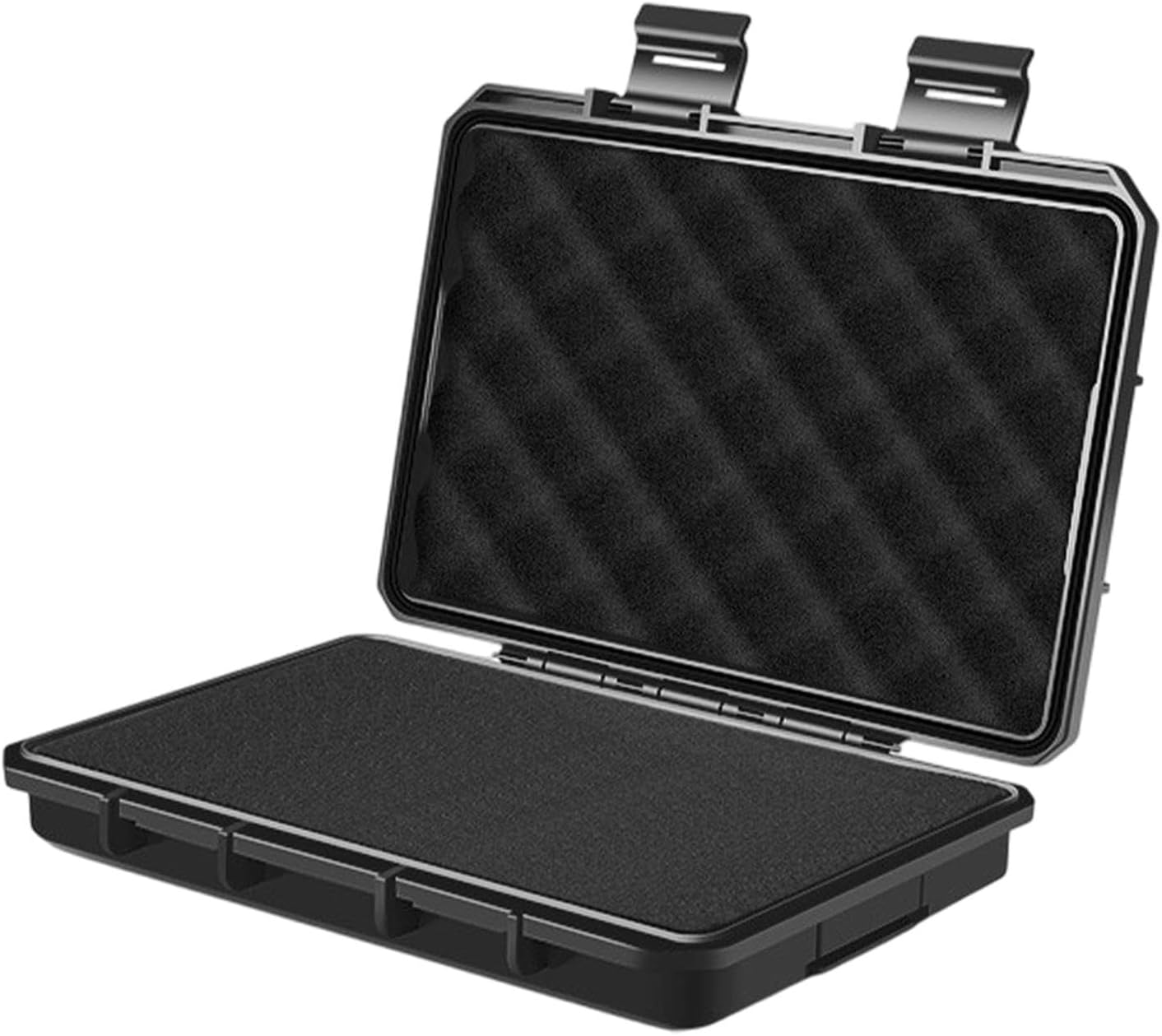 🔥 Angebote & Aktionen – KESOTO Werkzeugkoffer Wasserdichte Aufbewahrungsbox Schutzhülle Instrumente Tragetasche Stoßfeste Präzisionsgeräte Kiste mit Robustem Verschluss Und Integrie, Black S – Bild 6
