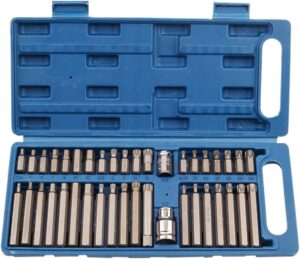🚗 KFZ & Werkstatt – Car Tool 40-Piece Twelve Bit Set with Hex Key and Storage Box Tool Box