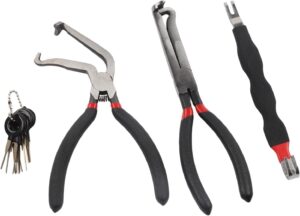 🚗 KFZ & Werkstatt – 3-Piece Car Connector Separator Set with 8 Terminal Release Tools, Cable Connector Release Tool for Automotive Repair