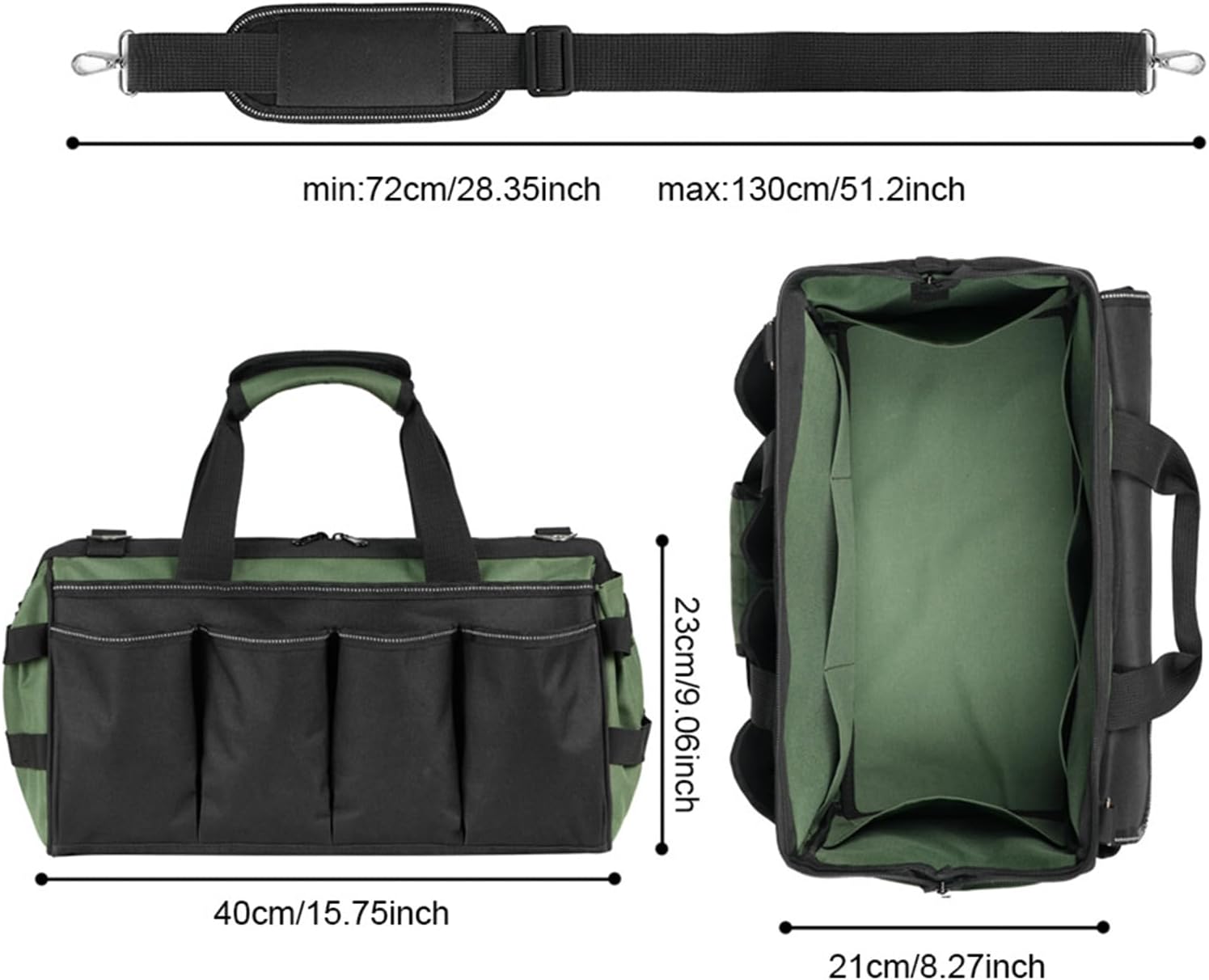 🔥 Angebote & Aktionen – Werkzeugtaschen für Männer | Robuste Tragbare Organizer | Werkzeugkoffer mit Reißverschluss | Mechaniker Klempner Werkstatt Reparatur Schraubendreher Bohrerbits – Bild 5