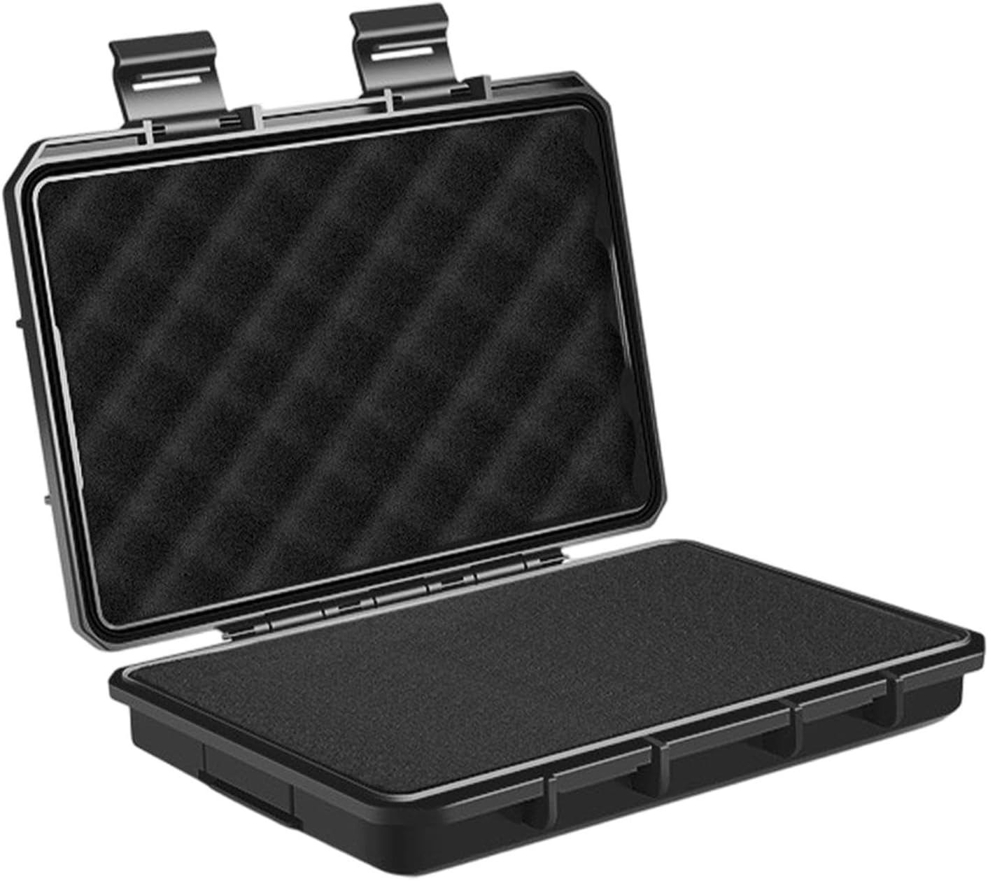 🔥 Angebote & Aktionen – KESOTO Werkzeugkoffer Wasserdichte Aufbewahrungsbox Schutzhülle Instrumente Tragetasche Stoßfeste Präzisionsgeräte Kiste mit Robustem Verschluss Und Integrie, Black S – Bild 7