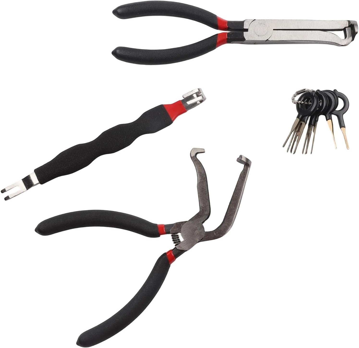 🚗 KFZ & Werkstatt – 3-Piece Car Connector Separator Set with 8 Terminal Release Tools, Cable Connector Release Tool for Automotive Repair – Bild 6