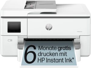 ⚒️ Bau & Montage – HP OfficeJet Pro 9720e A3-Multifunktionsdrucker, Drucken bis A3, 6 Monate kostenloses Drucken, Instant Ink inklusive, Drucker, Scanner, Kopierer, Fax, WLAN, LAN, Duplex, Airprint, Grau/Weiß