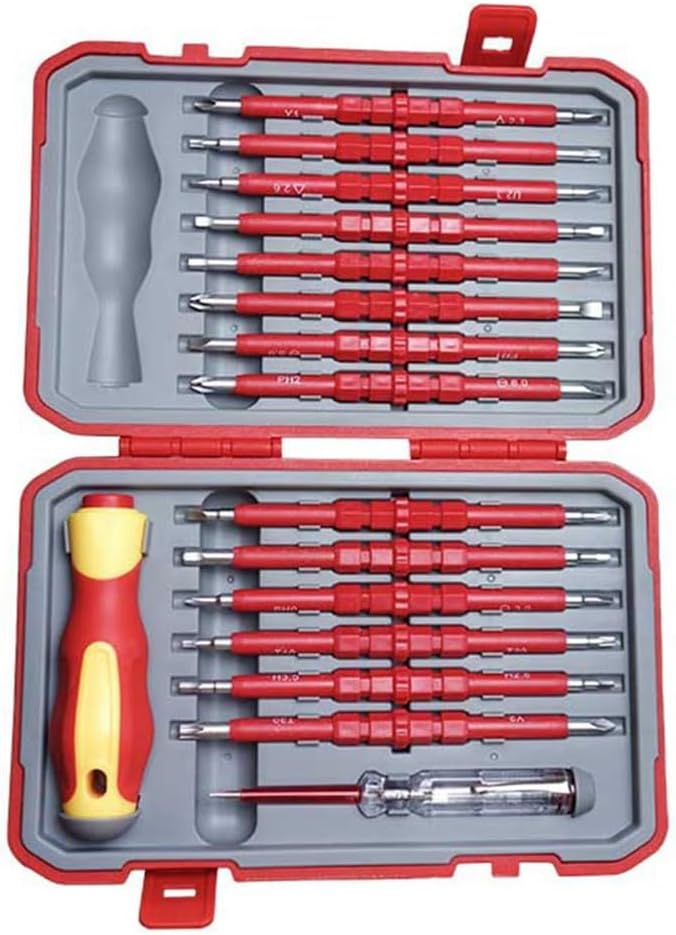 ⚡ Elektro & Technik – Isolierter Kreuzschlitzschraubendreher für Torx-Elektriker, magnetischer Schraubendreher-Bit, Werkzeugset – Bild 8