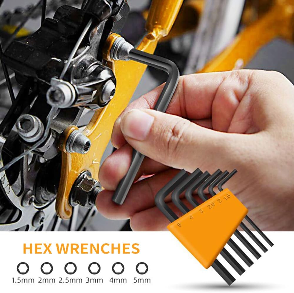 ⚡ Elektro & Technik – 24-teiliges Haushalts-DIY-Werkzeugset mit Bits, Tragbarer Werkzeugkasten für die Reparatur zu Hause, Elektrische Wartung, Gelb – Bild 2