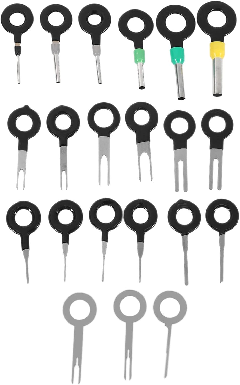 ⚡ Elektro & Technik – 21-teiliges Werkzeugset zum Entfernen von Klemmen, Crimp-Stecker-Pin-Abzieher für elektrische Verkabelung, Reparaturset für die meisten Verbindungsklemmen – Bild 6