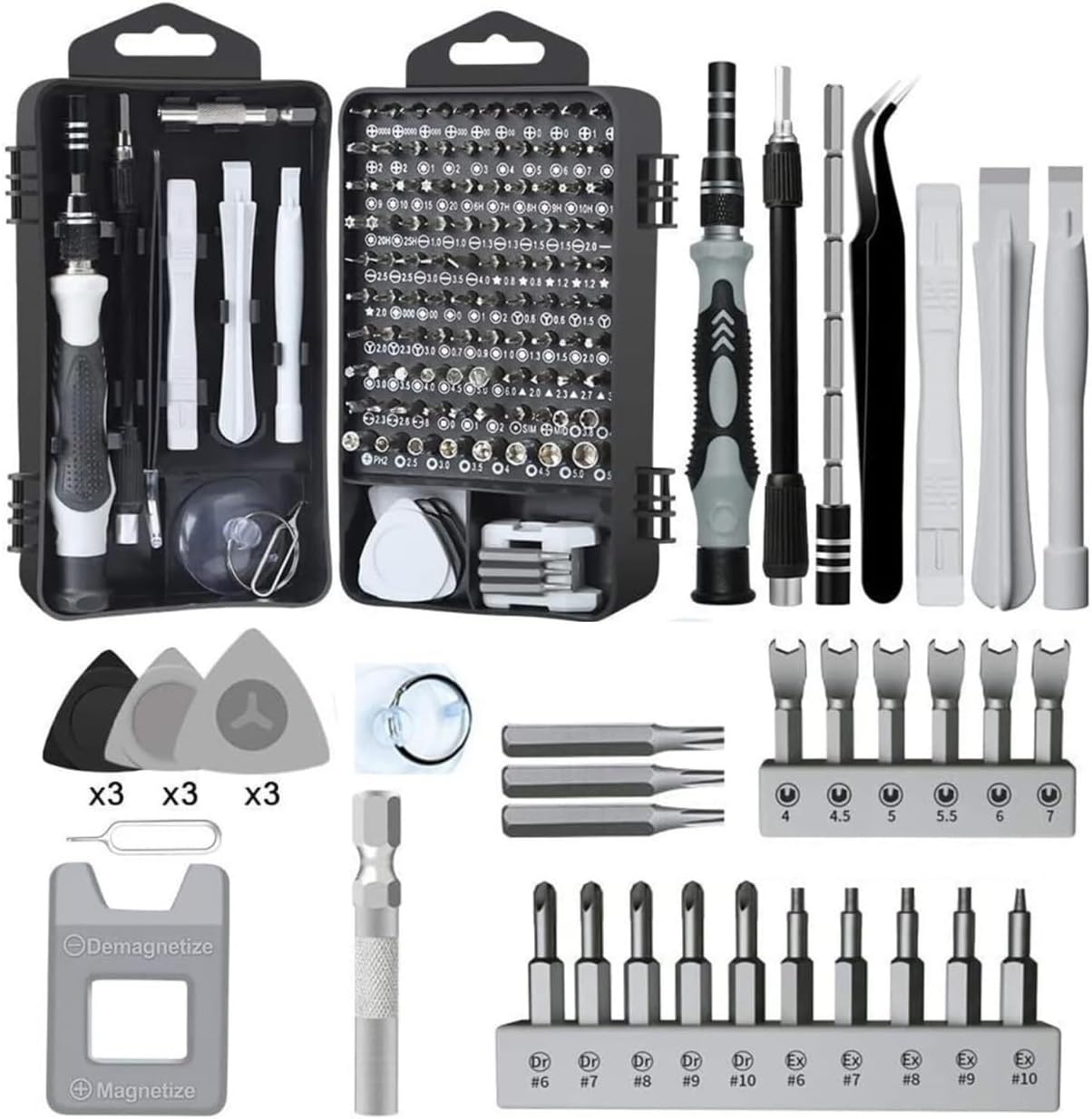 🚗 KFZ & Werkstatt – Car Tool Screwdriver Set, Magnetic Driver Set, Repair Tool Set with Portable Box for Mobile Phone, Watch, Laptop Tool Case