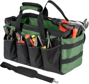 🔥 Angebote & Aktionen – Werkzeugtasche - 16-Taschen Tragbare Tragetasche | Werkzeugkoffer mit Reißverschluss | Für Vater Mechaniker Klempner Werkstatt Bau Schraubendreher Schraubenschlüssel