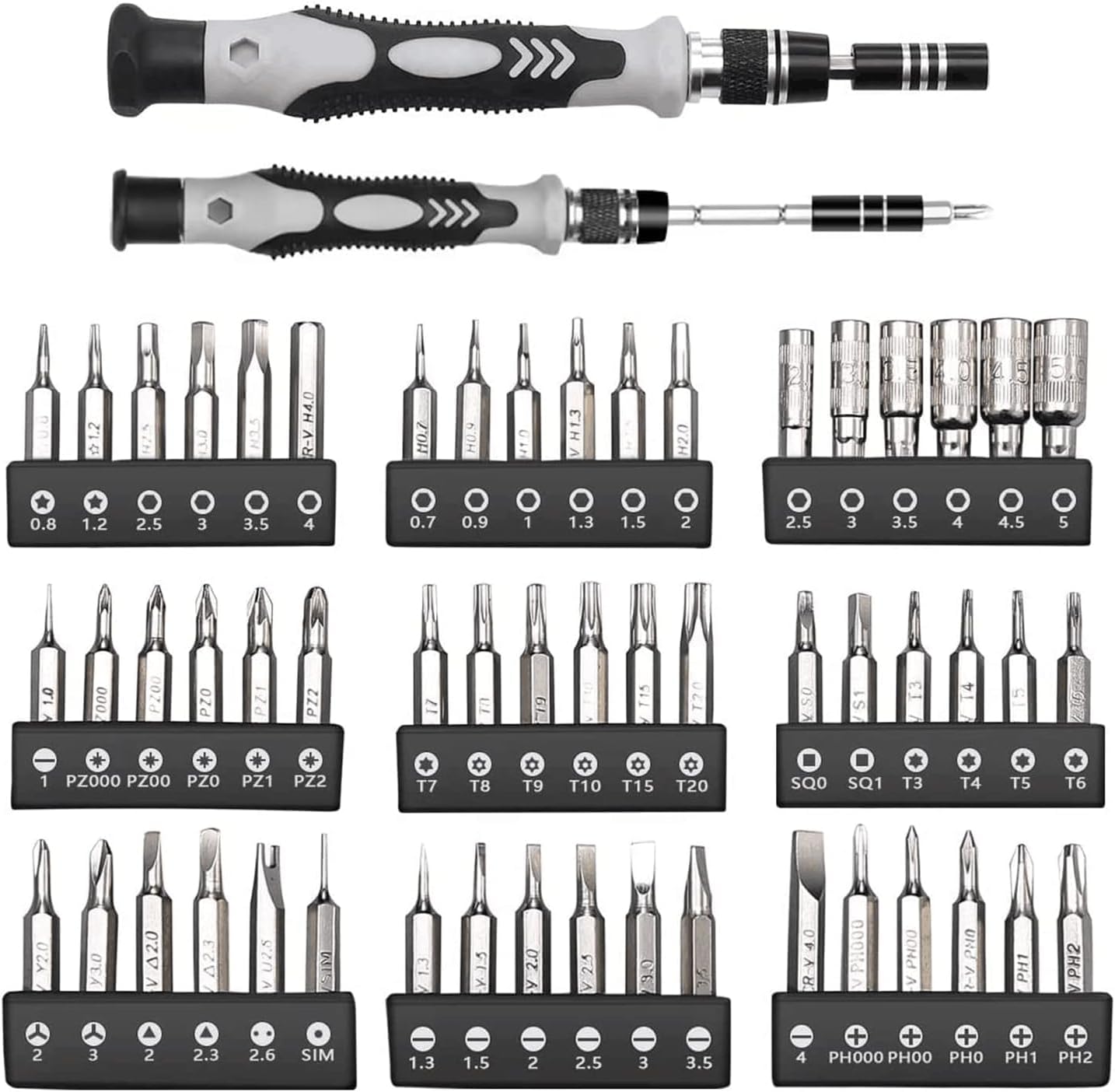 🚗 KFZ & Werkstatt – Car Tool Screwdriver Set, Magnetic Driver Set, Repair Tool Set with Portable Box for Mobile Phone, Watch, Laptop Tool Case – Bild 6