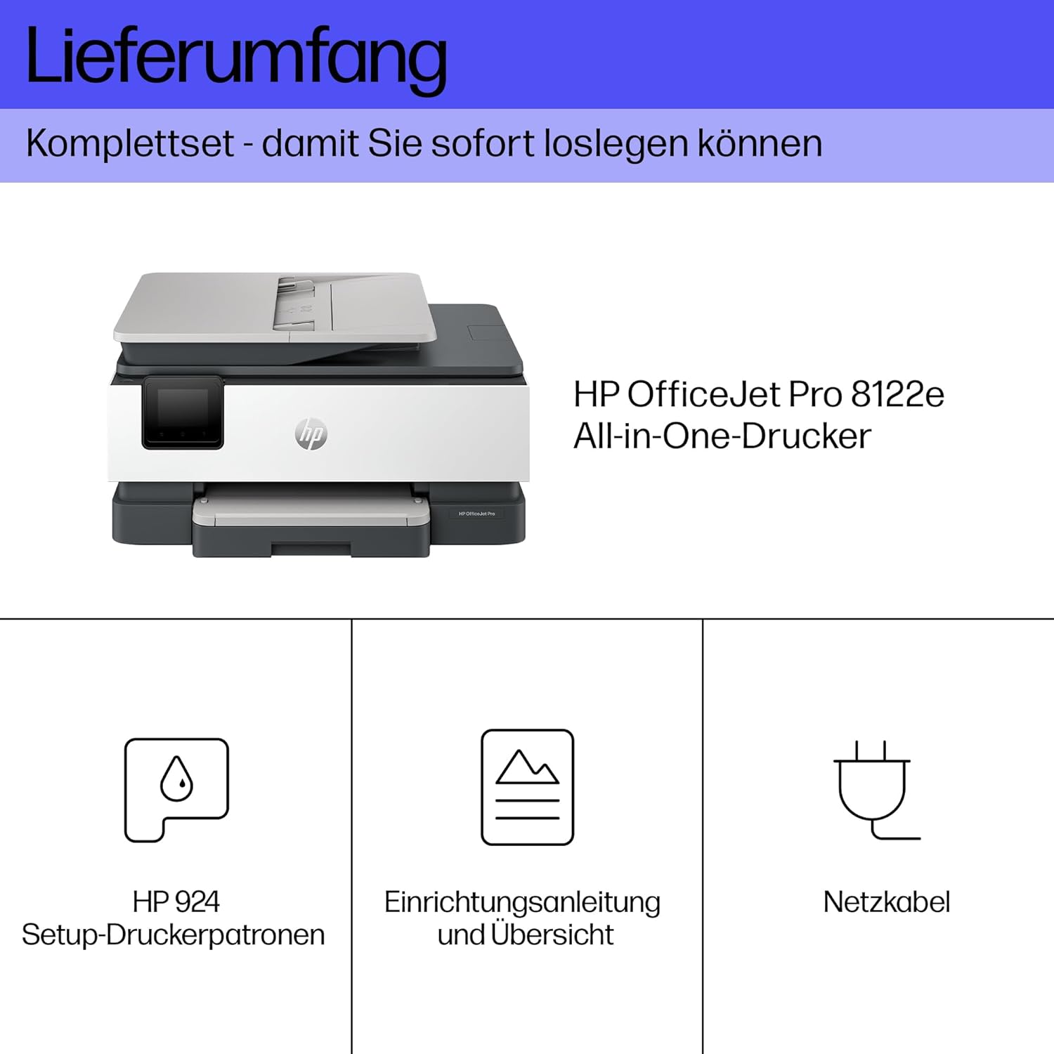 ⚒️ Bau & Montage – HP OfficeJet Pro 8122e Multifunktionsdrucker, 3 Monate kostenloses Drucken mit HP Instant Ink inklusive, HP+, Drucker, Scanner, Kopierer, Fax, WLAN, LAN, Duplex, HP ePrint, Airprint, Basalt – Bild 4