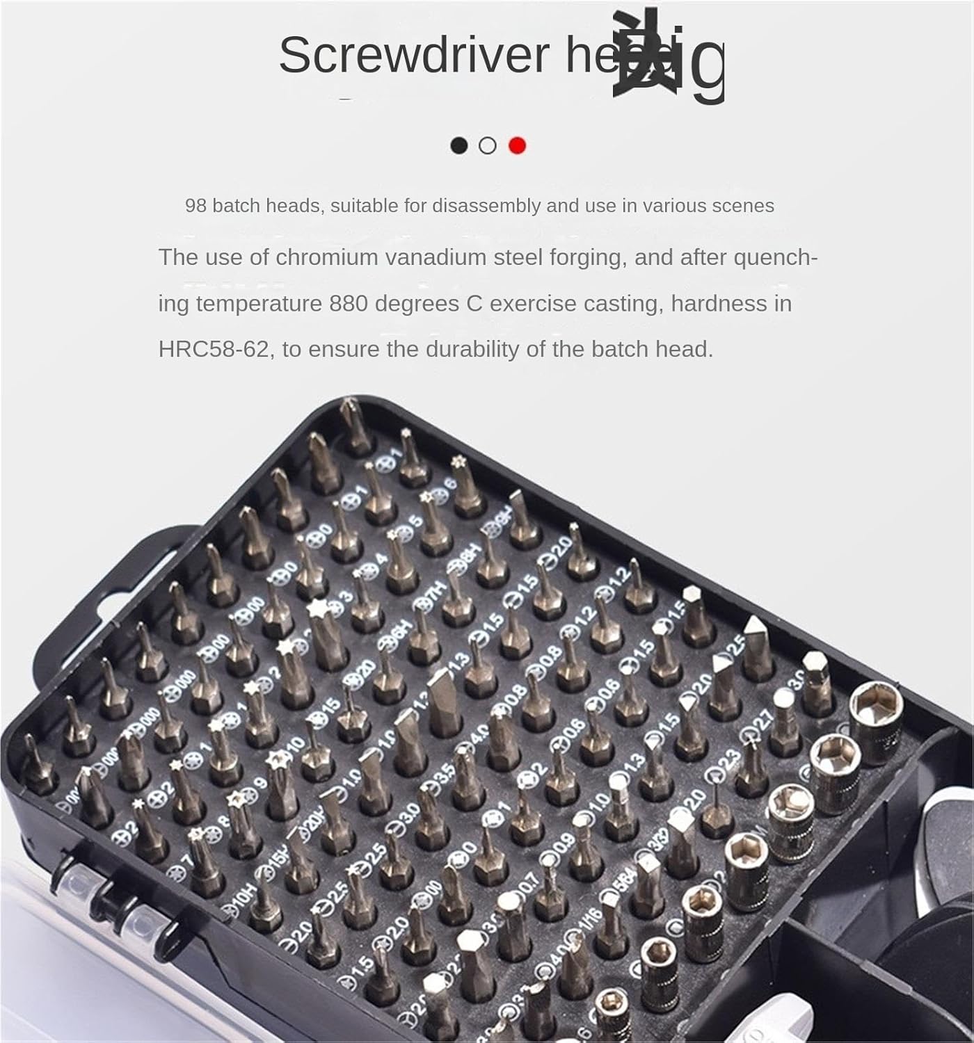 🚗 KFZ & Werkstatt – Kfz Werkzeug 115-teiliges Allgemeines Handwerkzeugset for Den Haushalt Mit Schraubendrehersatz Und Tragbarem Aufbewahrungskoffer Werkzeugkoffer – Bild 5