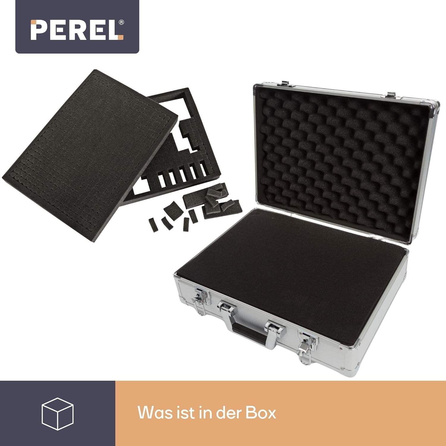 🔥 Angebote & Aktionen – Perel 1819-42A Aluminium Tool Case, 45.5 X 33 X 15.2 cm – Bild 7