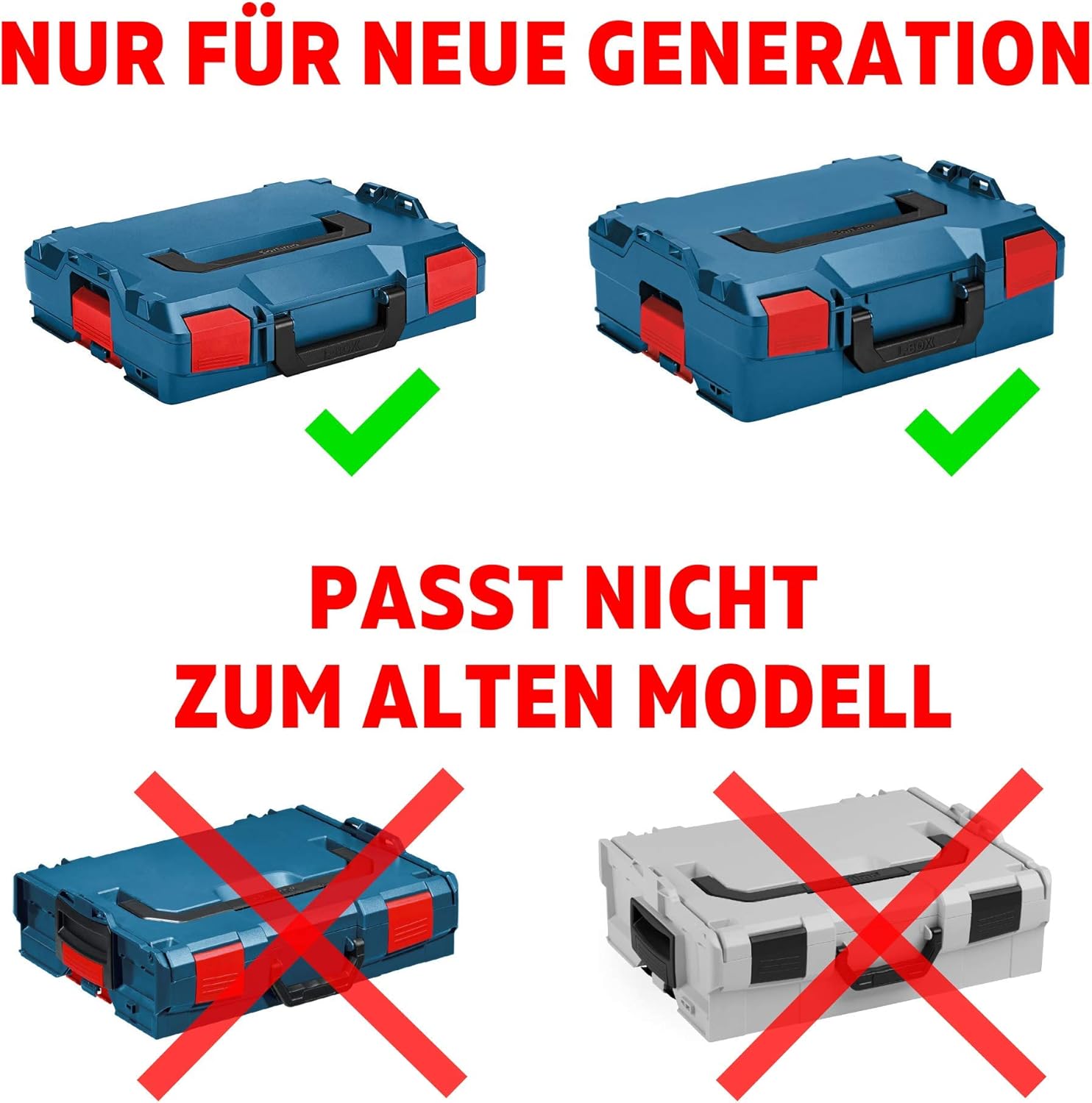 🔥 Angebote & Aktionen – Inset box set, tool organiser system with lid padding for Bosch Sortimo L-BOXX 102 Also suitable for L-BOXX G4