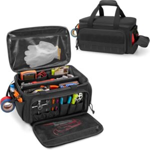 🔥 Angebote & Aktionen – Tool Bag for Men, Tool Box Organizer with Anti-Friction and Thick Padded Base, Multifunctional Work Bag Tool Storage, Organizer Bag for Repair Man, Electrician