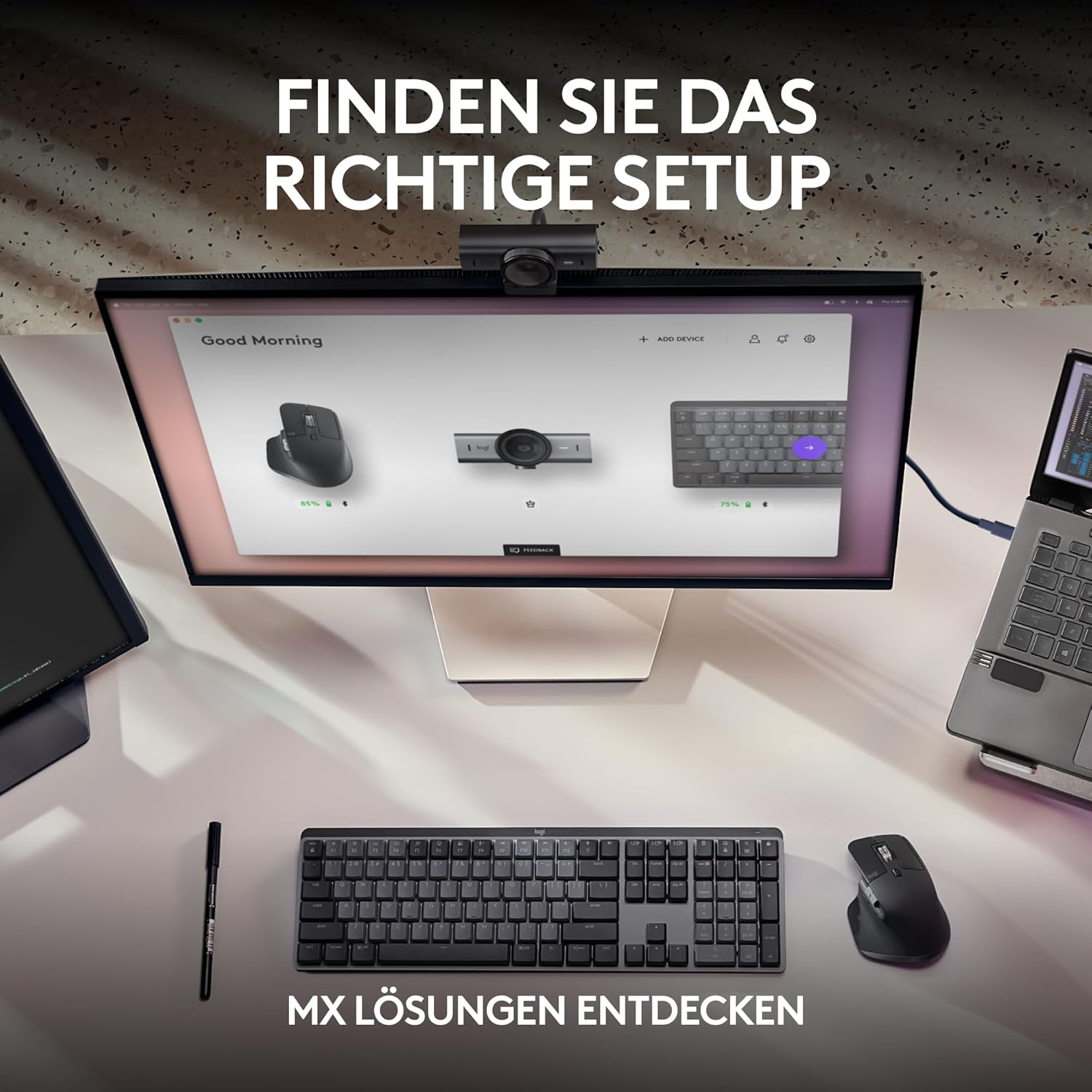 🔥 Angebote & Aktionen – Logitech MX Brio Ultra HD 4K Collaboration and Streaming Webcam, 1080p at 60 FPS, Dual Noise Reducing Mics, Show Mode, USB-C, Webcam Cover, Works with Microsoft Teams, Zoom, Google Meet, Graphite – Bild 10