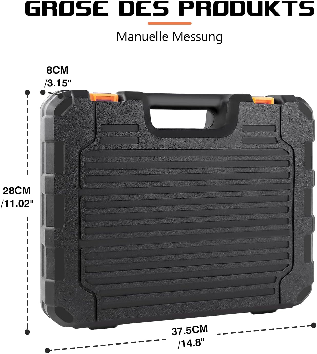 🚗 KFZ & Werkstatt – Screwdriver Set Bicycle Tool Box, Tool Box Tool Set, Tool Organiser, Basic DIY Tool Set for Repairs and Maintenance – Bild 7