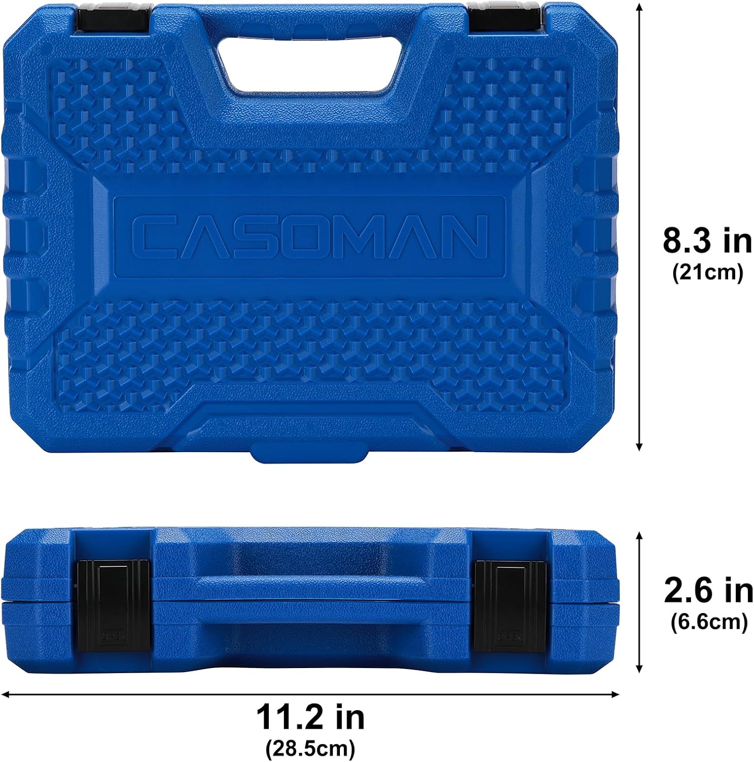 🚗 KFZ & Werkstatt – CASOMAN Spline Tip Bit Socket & XZN Triple Square Spline Bit Socket Set, 1/2 & 3/8 & 1/4-Inch Drive, 20-Piece Set, M4-M18, 12 Point Tamper Proof, CR-V & S2 Steel – Bild 6