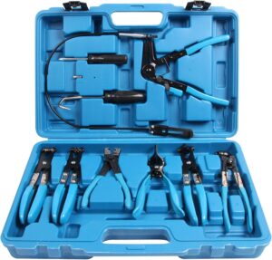 🚗 KFZ & Werkstatt – 9 piece hose clamp pliers set, clamping pliers, hoses, hose clamp pliers set